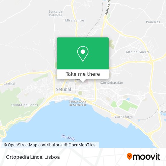 Ortopedia Lince mapa