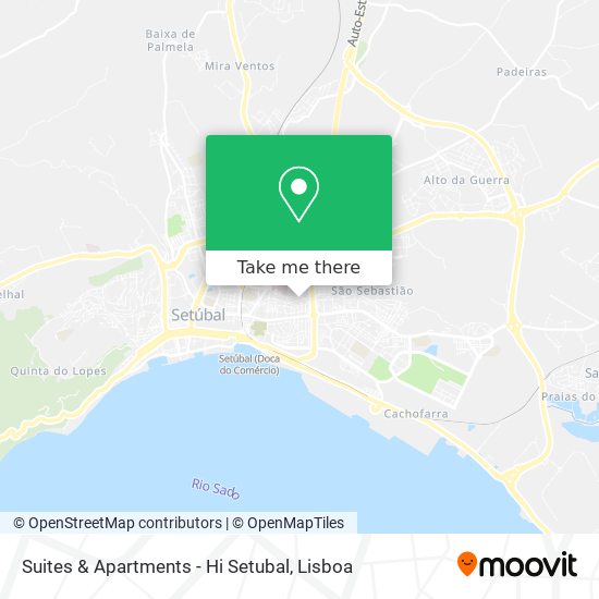 Suites & Apartments - Hi Setubal map