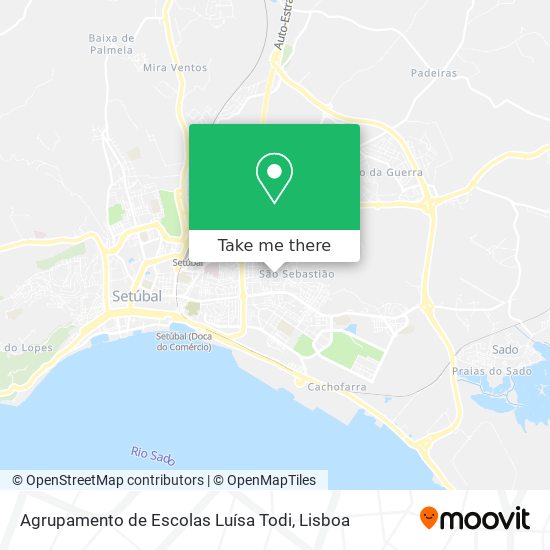 Agrupamento de Escolas Luísa Todi map