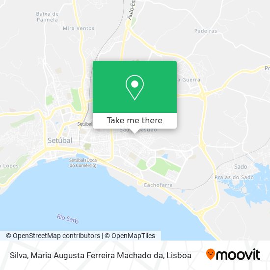 Silva, Maria Augusta Ferreira Machado da map