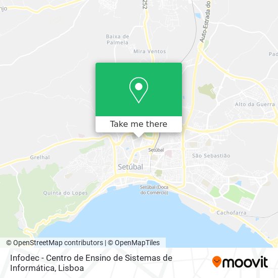 Infodec - Centro de Ensino de Sistemas de Informática map