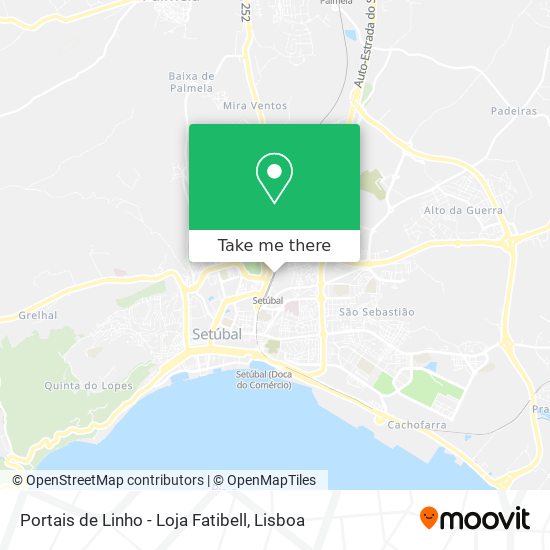 Portais de Linho - Loja Fatibell map