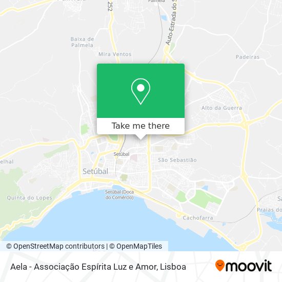 Aela - Associação Espírita Luz e Amor map