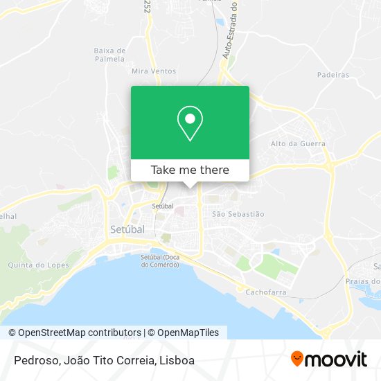 Pedroso, João Tito Correia mapa