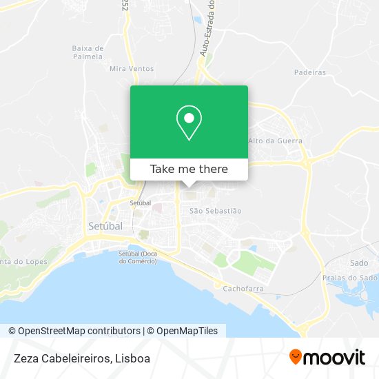 Zeza Cabeleireiros mapa