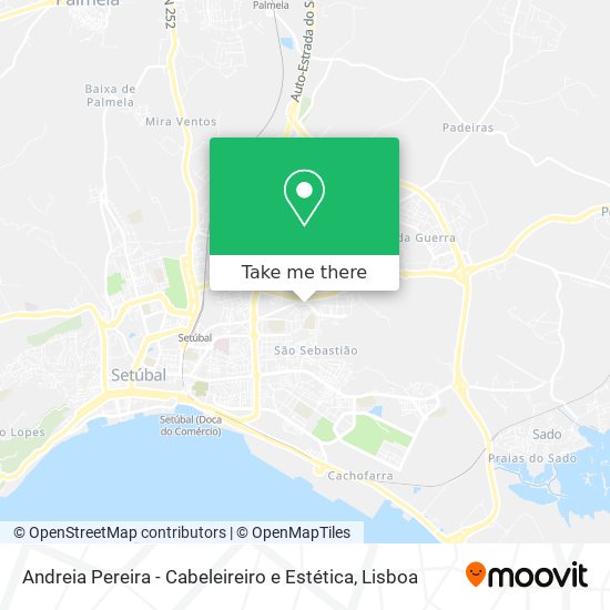 Andreia Pereira - Cabeleireiro e Estética map
