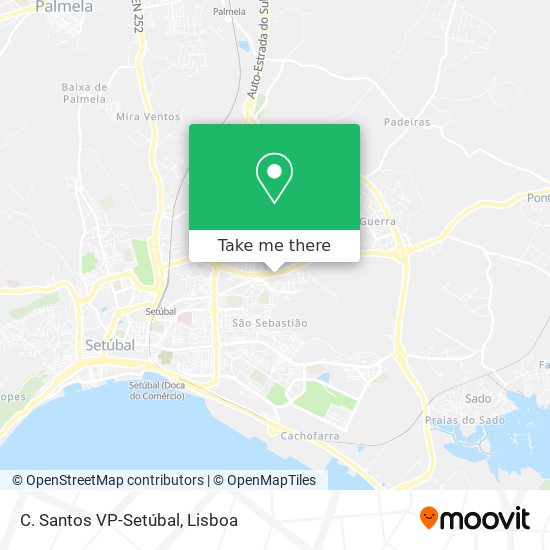 C. Santos VP-Setúbal map