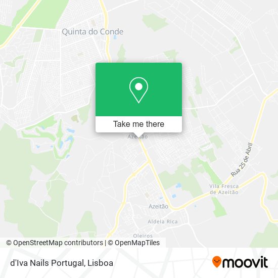 d'Iva Nails Portugal mapa