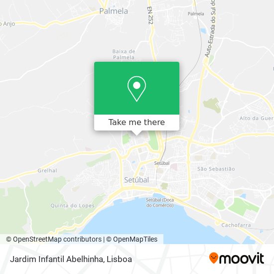 Jardim Infantil Abelhinha mapa