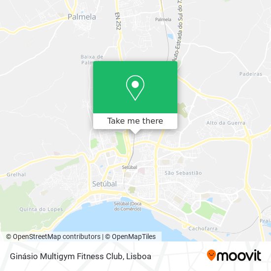Ginásio Multigym Fitness Club map