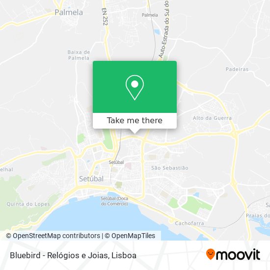 Bluebird - Relógios e Joias map