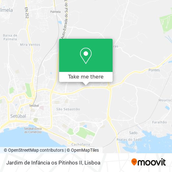 Jardim de Infância os Pitinhos II map