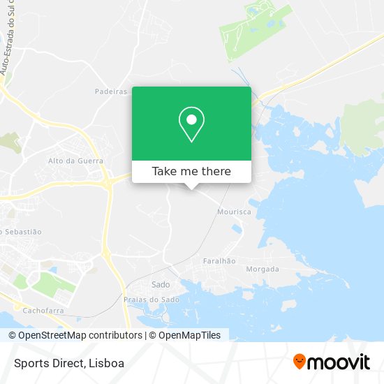 Sports Direct map