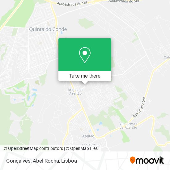 Gonçalves, Abel Rocha mapa