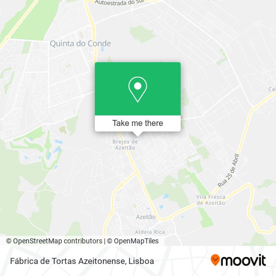 Fábrica de Tortas Azeitonense mapa