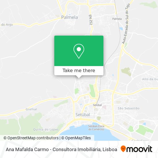 Ana Mafalda Carmo - Consultora Imobiliária mapa