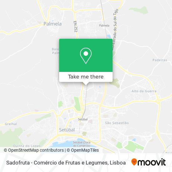 Sadofruta - Comércio de Frutas e Legumes mapa