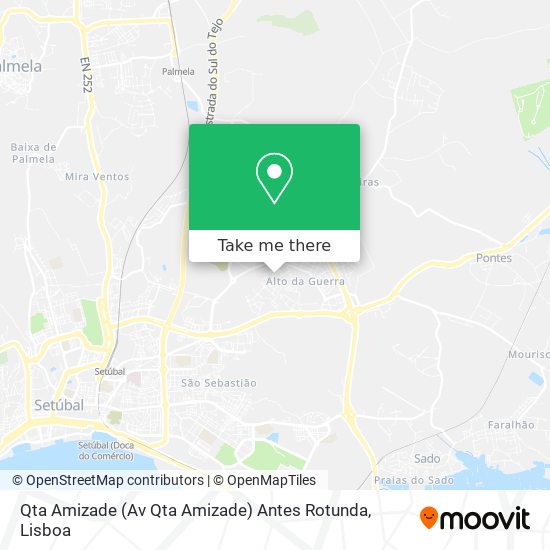 Qta Amizade (Av Qta Amizade) Antes Rotunda map