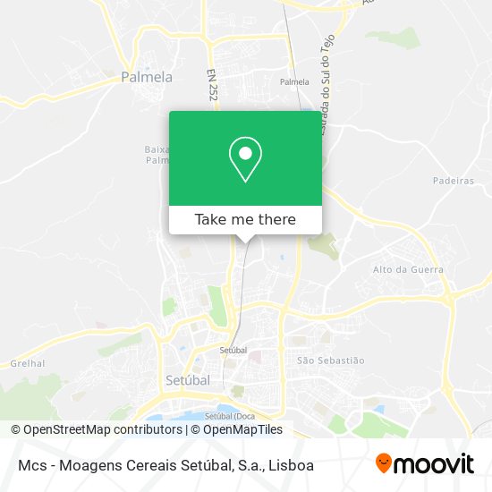 Mcs - Moagens Cereais Setúbal, S.a. map