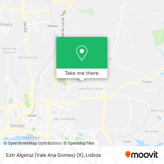 Estr Algeruz (Vale Ana Gomes) (X) map