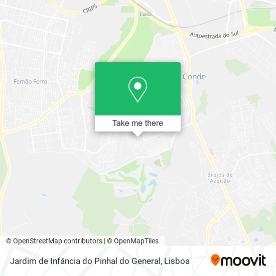 Jardim de Infância do Pinhal do General map