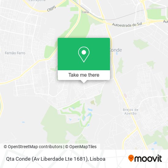 Qta Conde (Av Liberdade Lte 1681) mapa