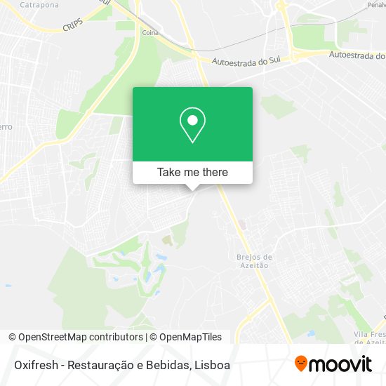 Oxifresh - Restauração e Bebidas map