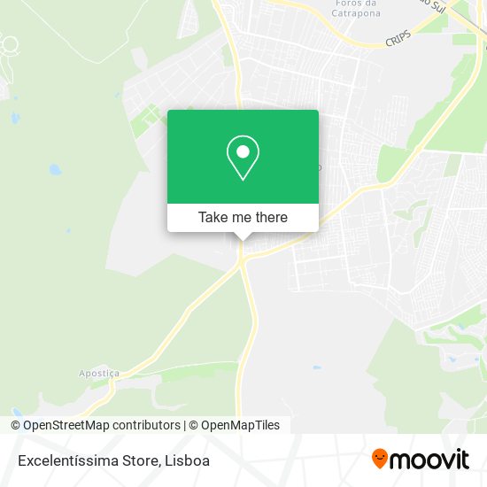 Excelentíssima Store map