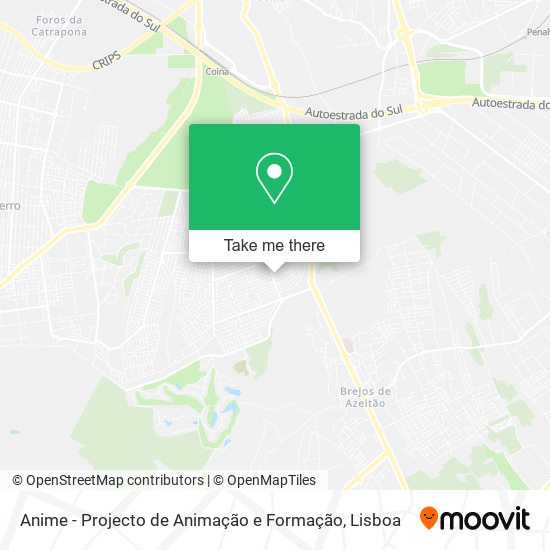 Anime - Projecto de Animação e Formação map