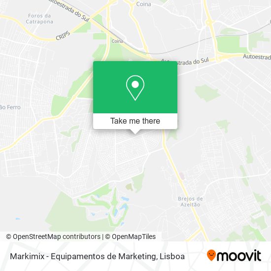 Markimix - Equipamentos de Marketing mapa