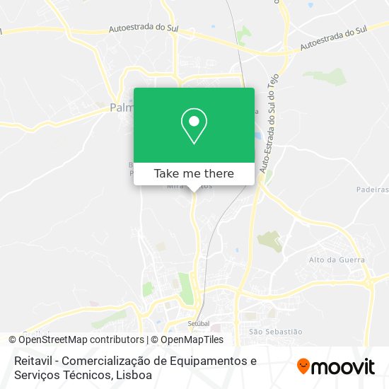 Reitavil - Comercialização de Equipamentos e Serviços Técnicos map