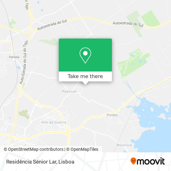 Residência Sénior Lar mapa