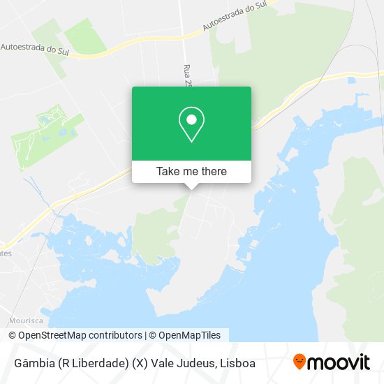 Gâmbia (R Liberdade) (X) Vale Judeus map