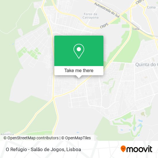 O Refúgio - Salão de Jogos map