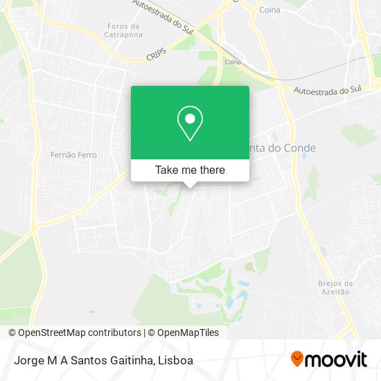 Jorge M A Santos Gaitinha mapa