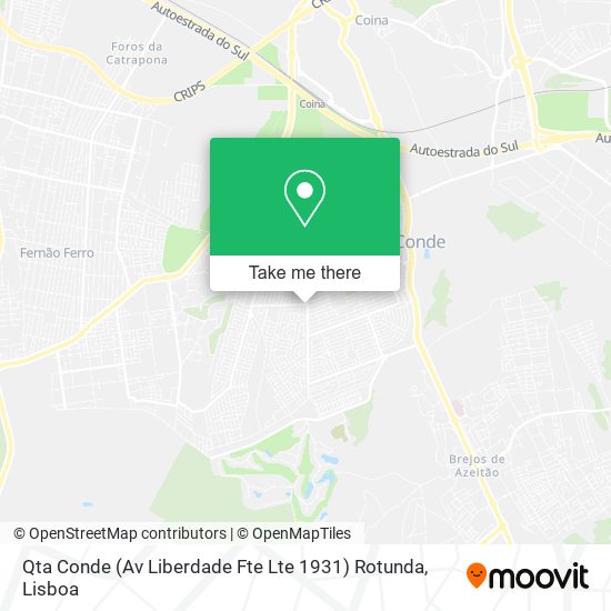 Qta Conde (Av Liberdade Fte Lte 1931) Rotunda map