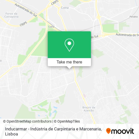 Inducarmar - Indústria de Carpintaria e Marcenaria mapa
