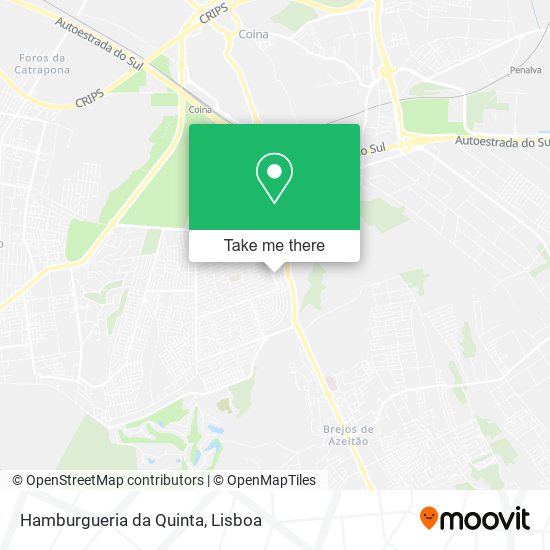 Hamburgueria da Quinta mapa