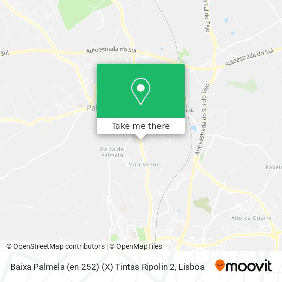 Baixa Palmela (en 252) (X) Tintas Ripolin 2 mapa