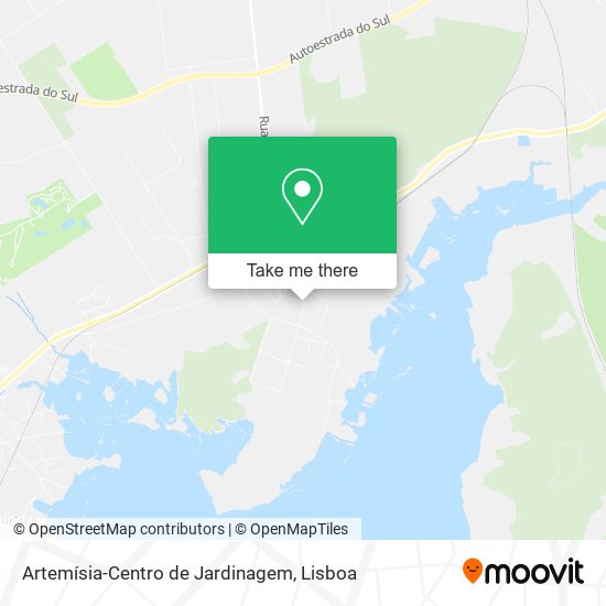 Artemísia-Centro de Jardinagem map