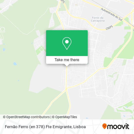 Fernão Ferro (en 378) Fte Emigrante map