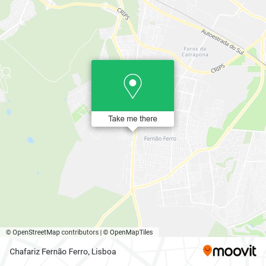 Chafariz Fernão Ferro map
