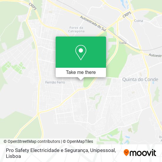 Pro Safety Electricidade e Segurança, Unipessoal mapa