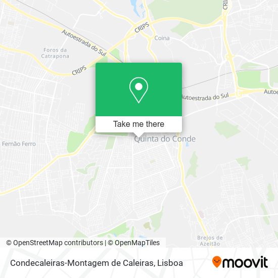 Condecaleiras-Montagem de Caleiras map