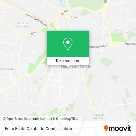 Feira Festa Quinta do Conde map