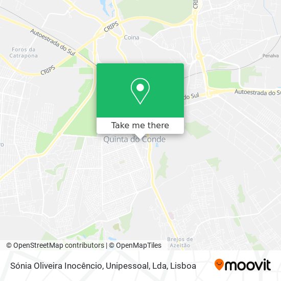 Sónia Oliveira Inocêncio, Unipessoal, Lda map