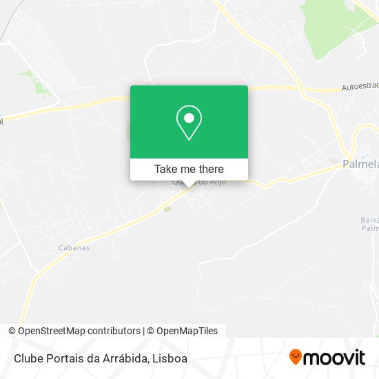 Clube Portais da Arrábida map