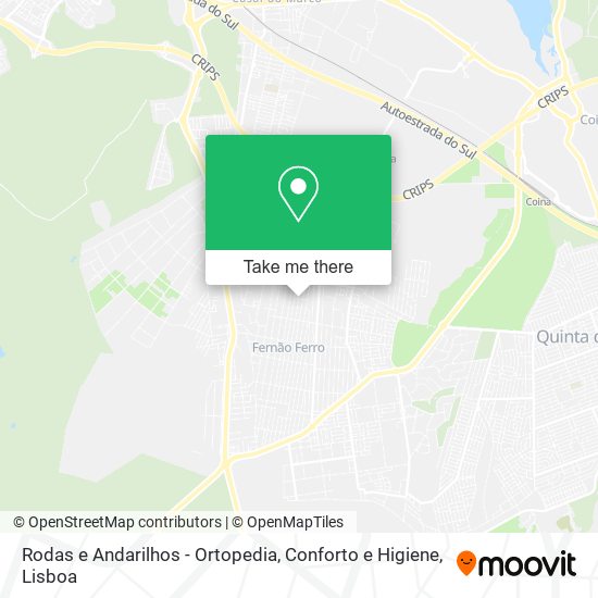 Rodas e Andarilhos - Ortopedia, Conforto e Higiene map
