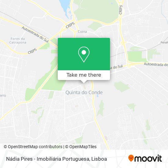 Nádia Pires - Imobiliária Portuguesa map