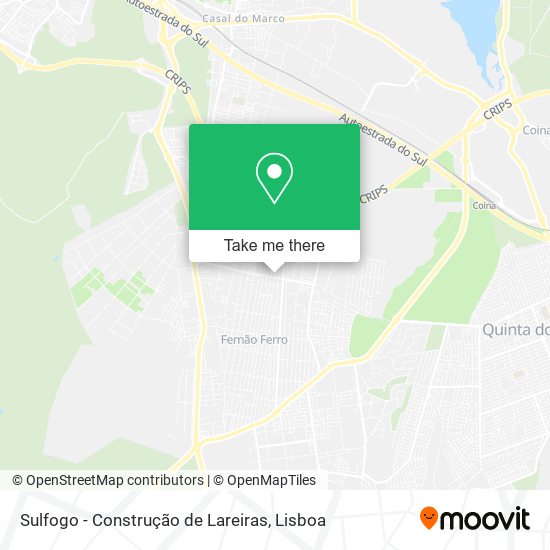 Sulfogo - Construção de Lareiras mapa